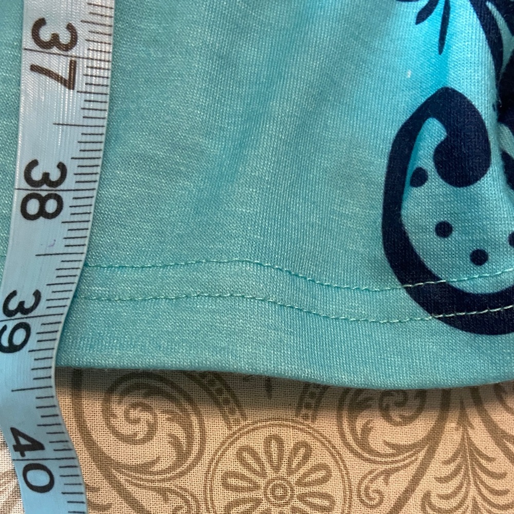 3/$12 Fensace Blue Filigree Damask Skater Dress Tank Midi Sundress XL XLarge - Picture 4 of 12